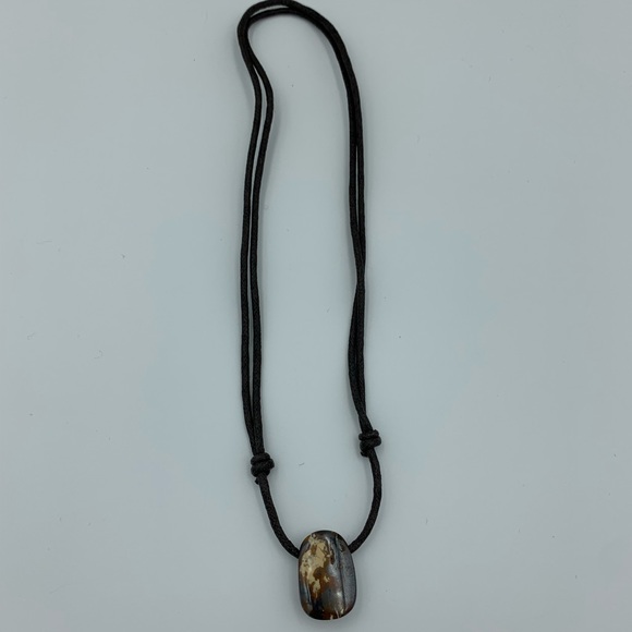 Adjustable opal necklace - Picture 4 of 5